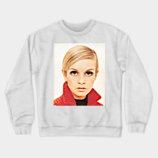 Twiggy Digital Painting Crewneck Sweatshirt